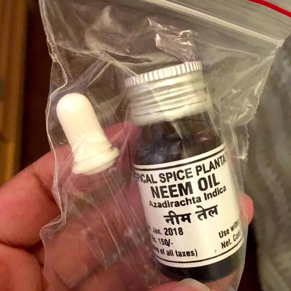 Neem Oil; 10ml, from farm in India